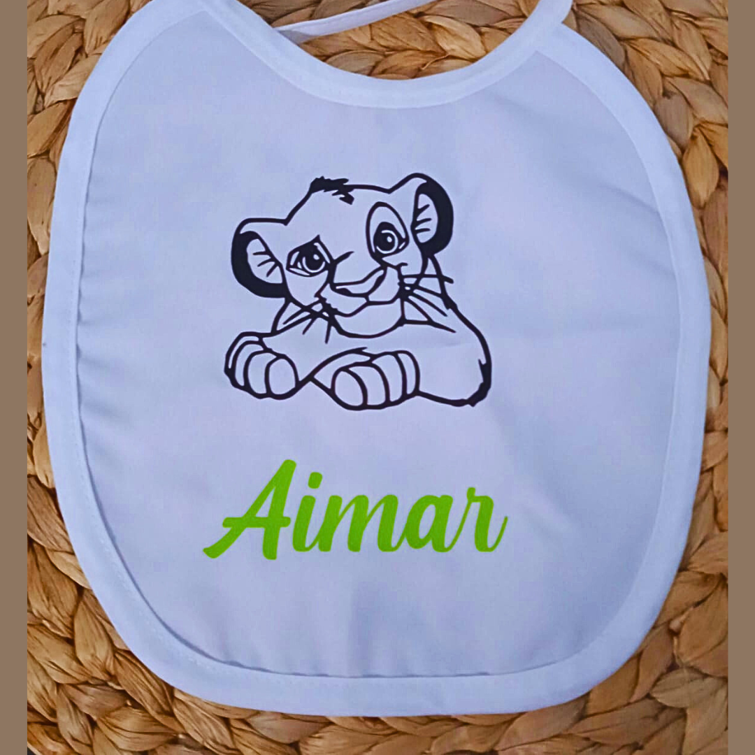 Babero personalizado Simba