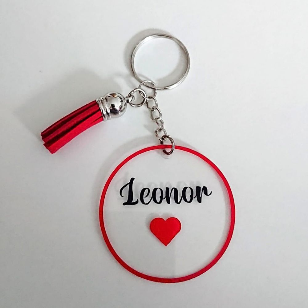Llavero personalizado nombre