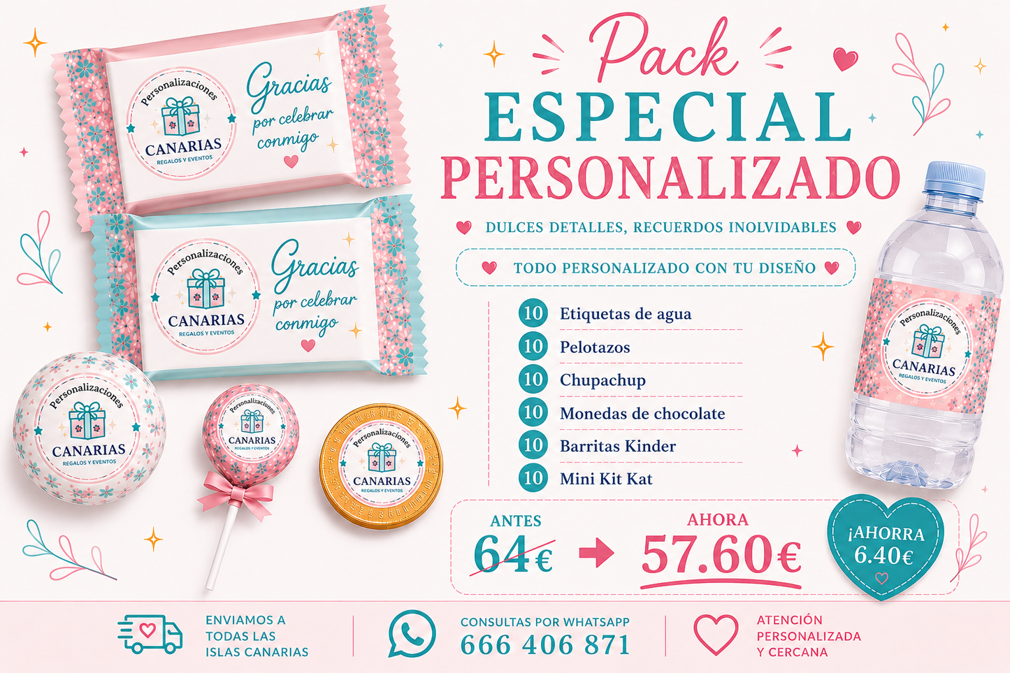 Pack Especial chuches personalizadas