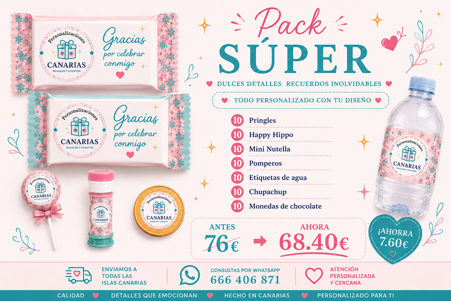 Pack Súper chuches personalizadas