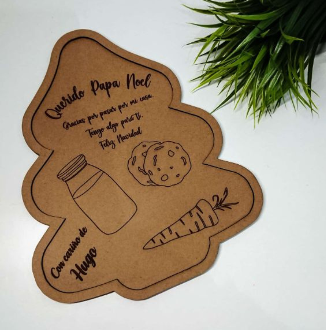 Bandejas y vasos Reyes Magos/Papá Noel