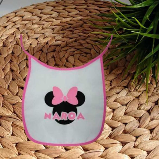 Babero personalizado Minnie