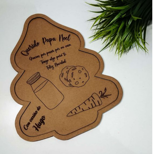 Bandeja personalizada navidad