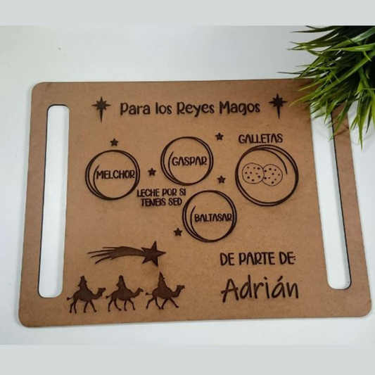 Bandeja personalizada Reyes Magos