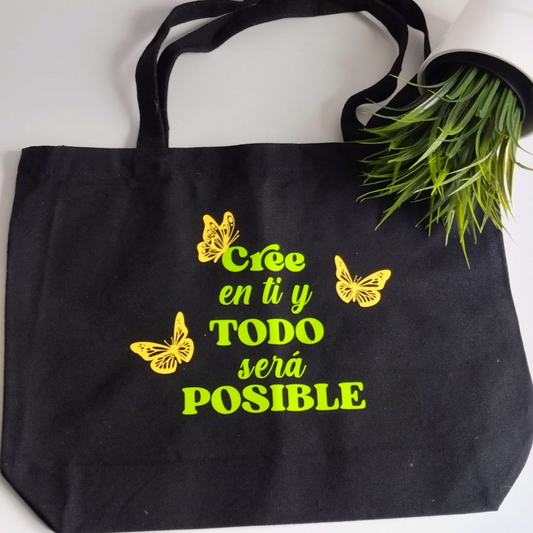 Bolso personalizado con frase