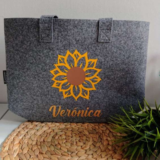Bolso personalizado girasol