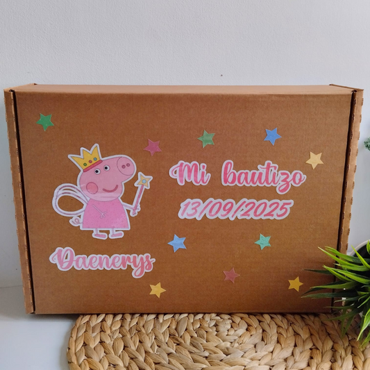 Caja regalo personalizada bautizo