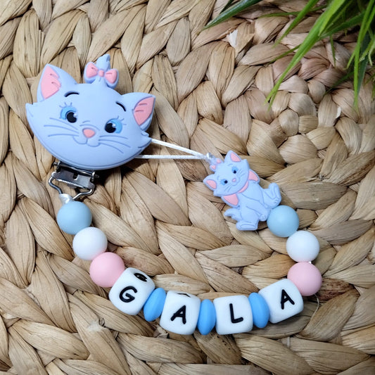 Chupetero silicona Gatita