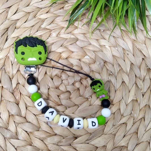 Chupetero personalizado Súper héroe