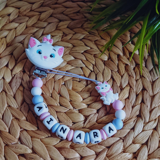 Chupetero silicona Gatita