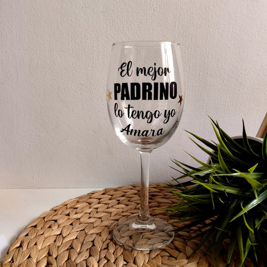 Copa personalizada padrino