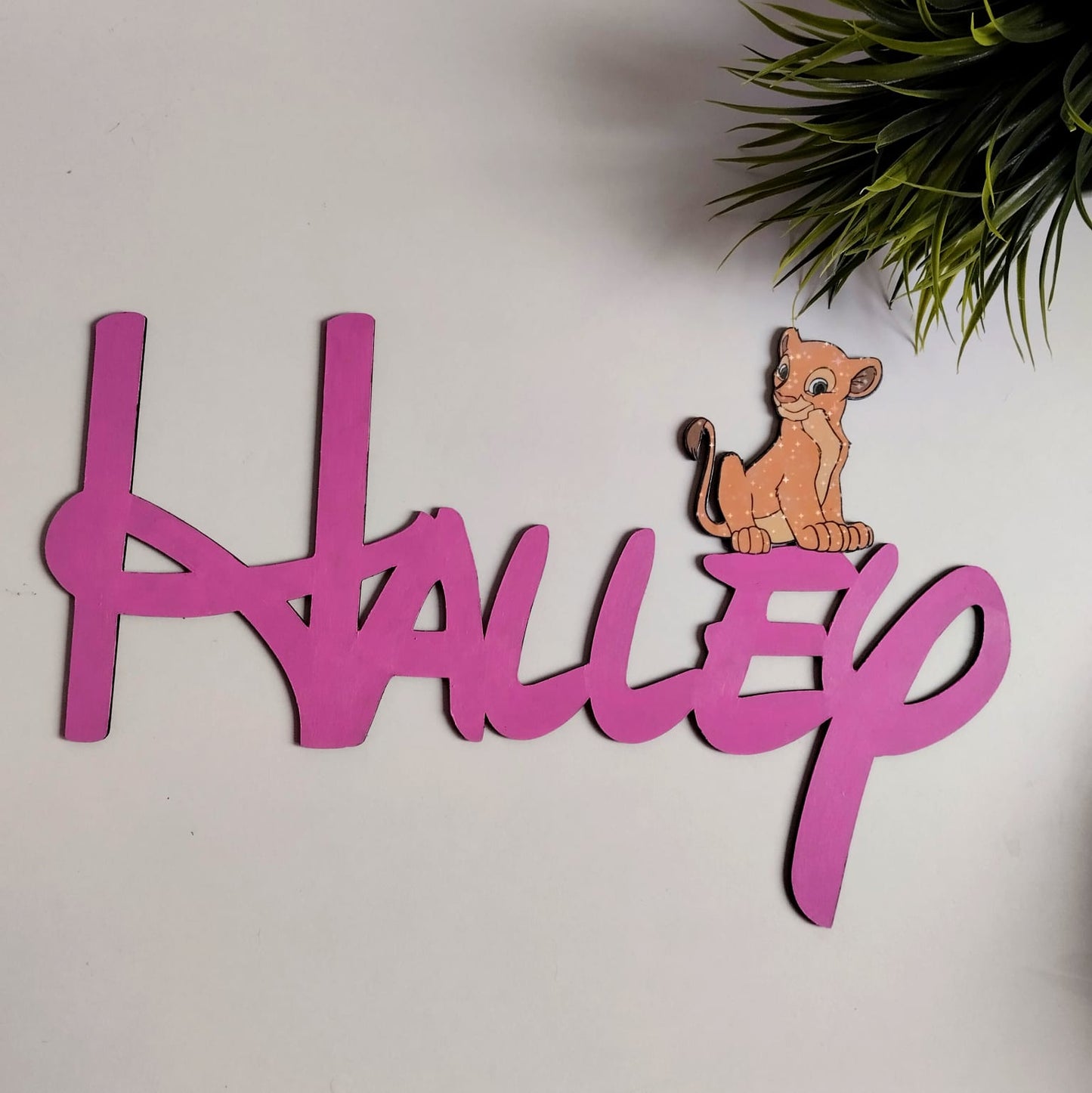 Nombre de madera infantil