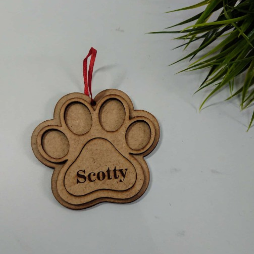 Huella mascota Navidad