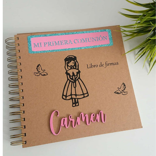 Libro de firmas Primera Comunión