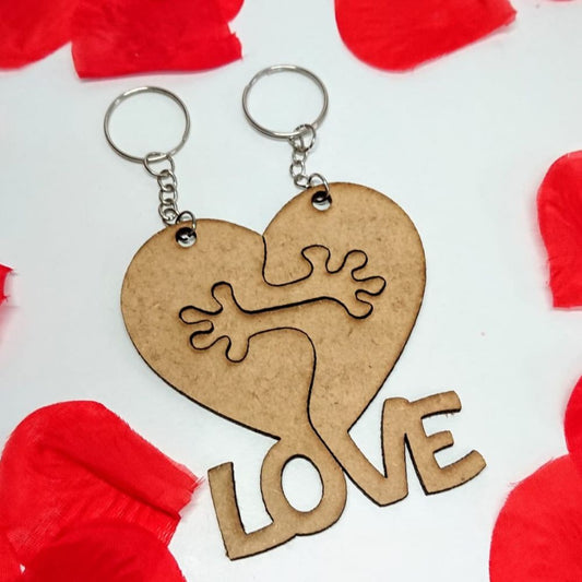 Llavero puzzle abrazo