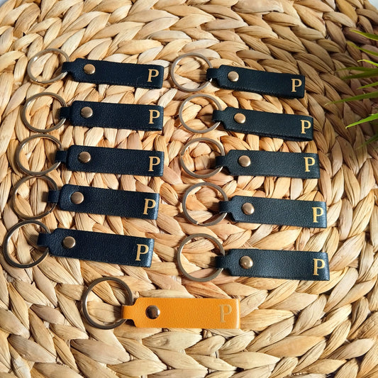 Llavero personalizado inicial