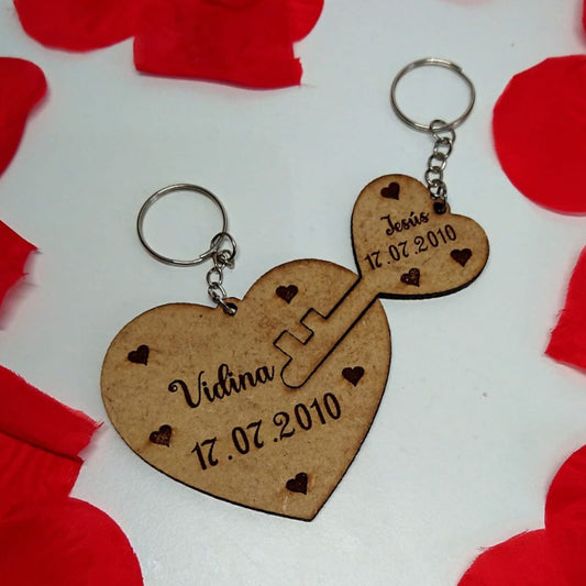 Llavero puzzle pareja