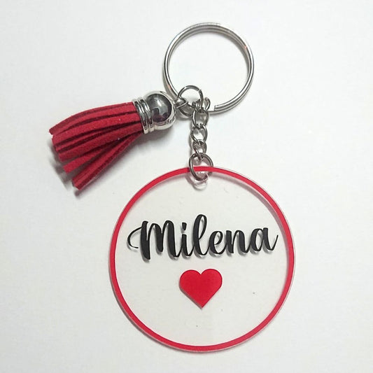 Llavero personalizado nombre