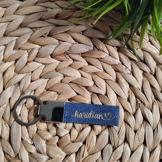 Llavero vaquero personalizado