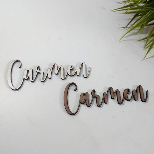 Marcasitios de madera personalizados
