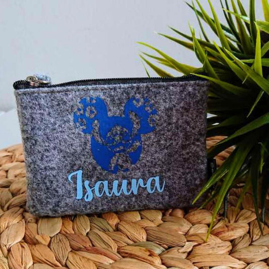 Monedero personalizado con nombre