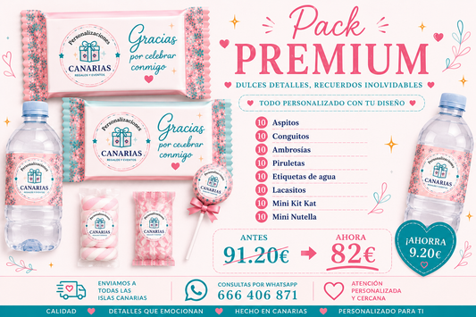 Pack Premium chuches personalizadas
