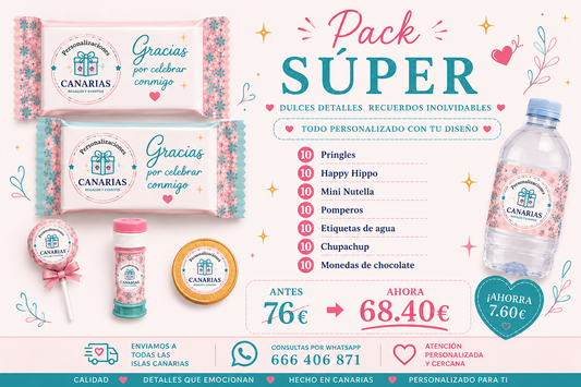 Pack Súper chuches personalizadas