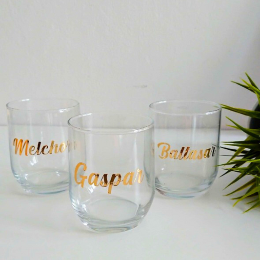 Pack 3 vasos Reyes Magos