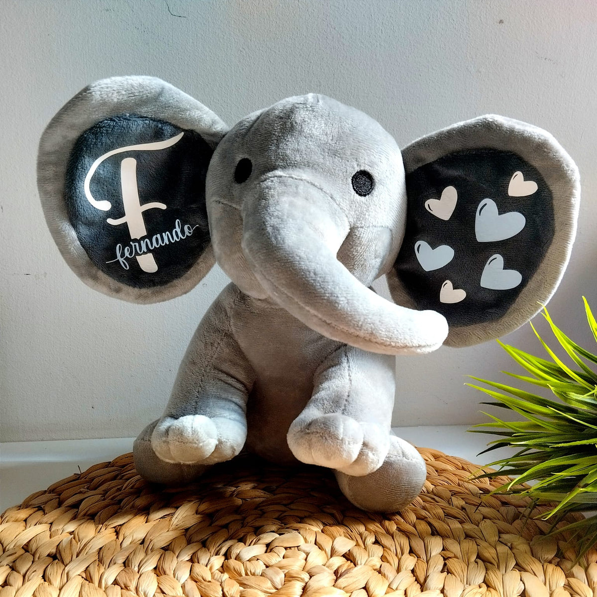 Peluche elefante personalizado
