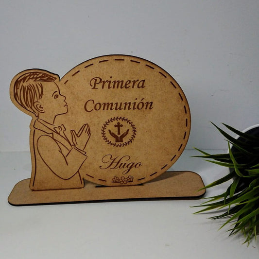 Placa Primera Comunión personalizada