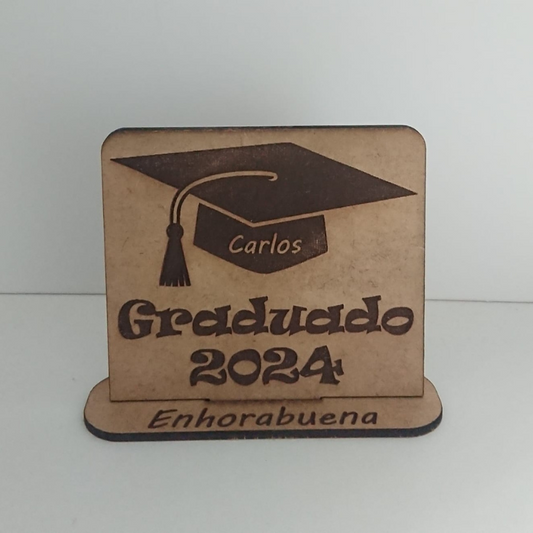 Placa graduación
