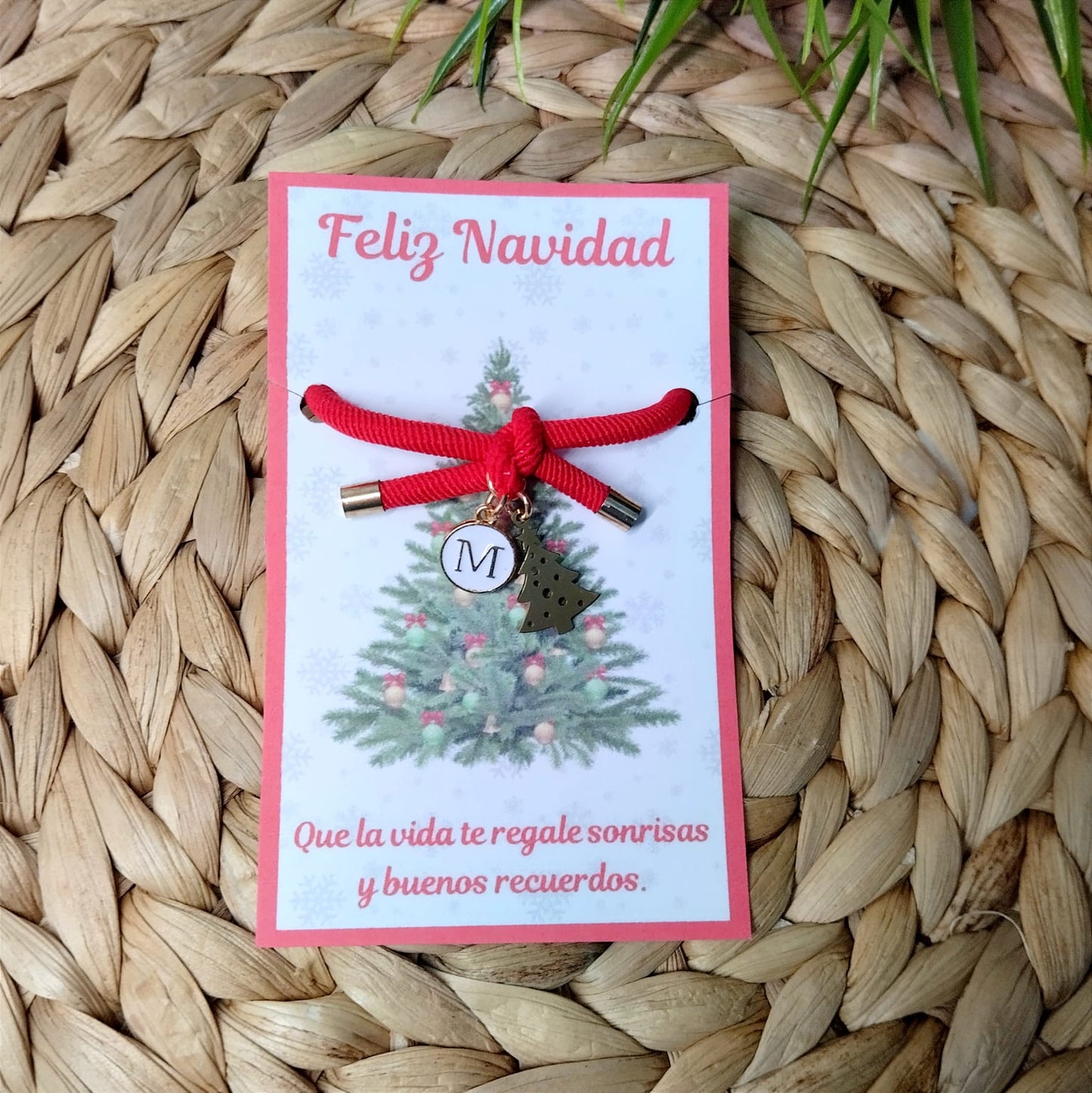 Pulsera navideña personalizada