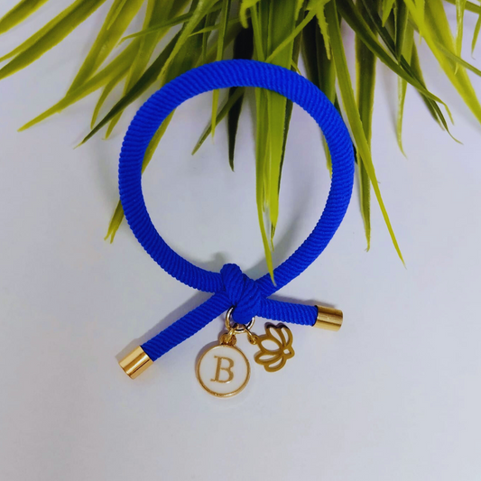 Pulsera elástica personalizada AZUL