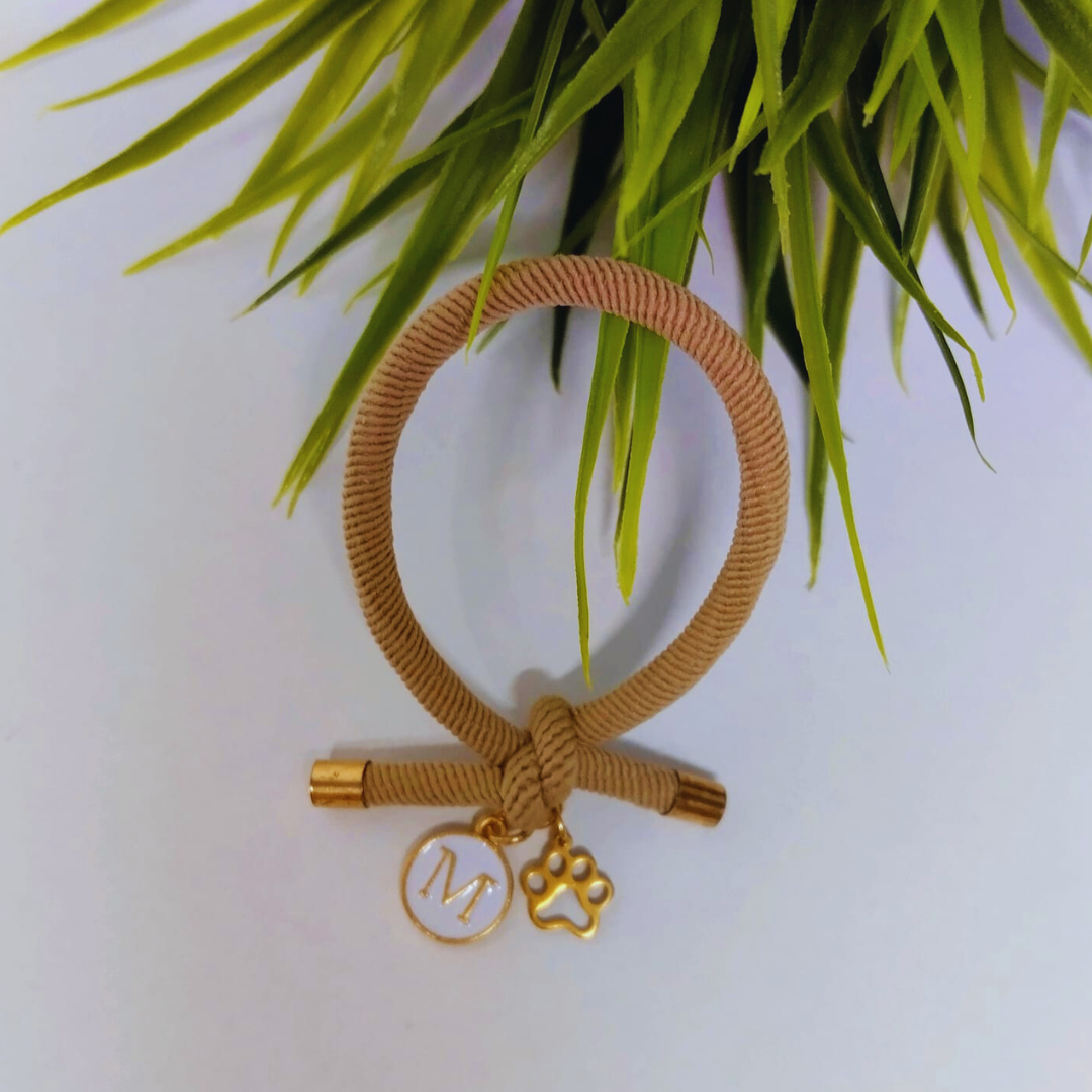 Pulsera elástica personalizada BEIGE TOSTADO