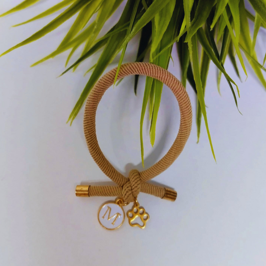 Pulsera elástica personalizada BEIGE TOSTADO