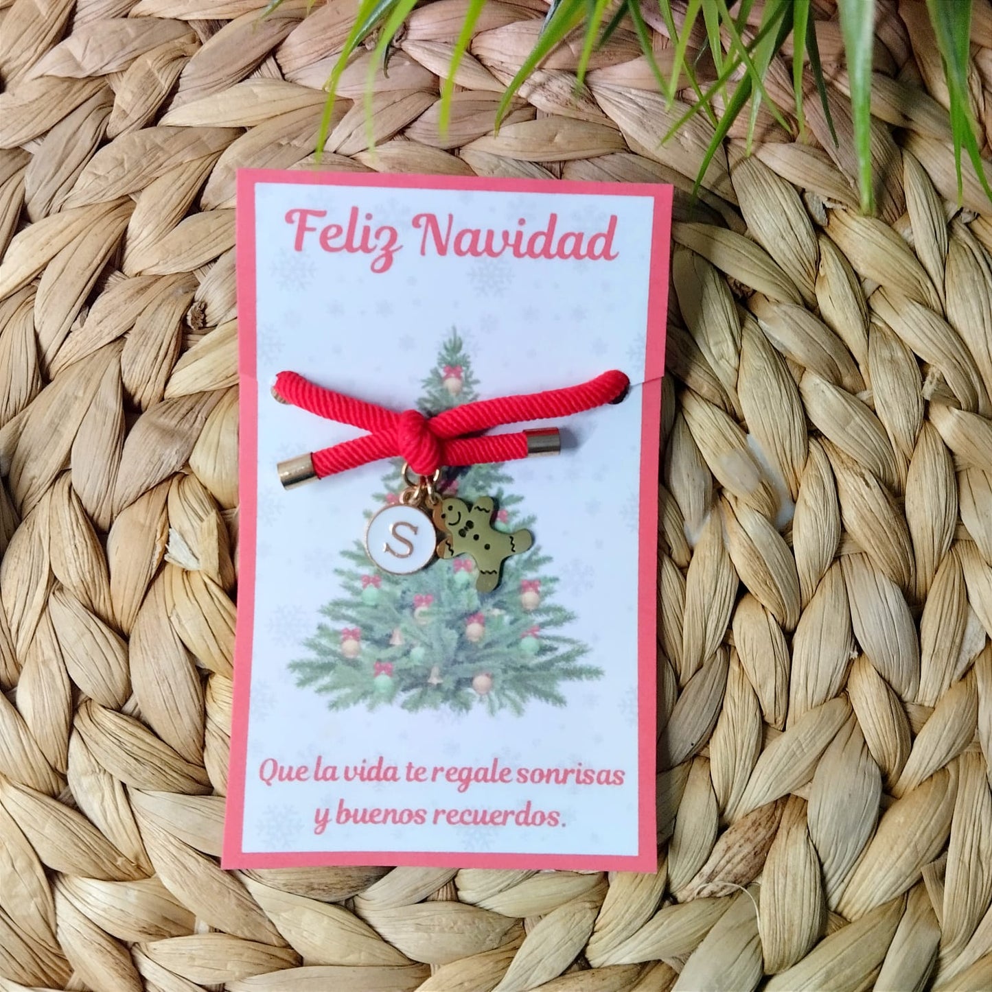 Pulsera navideña personalizada