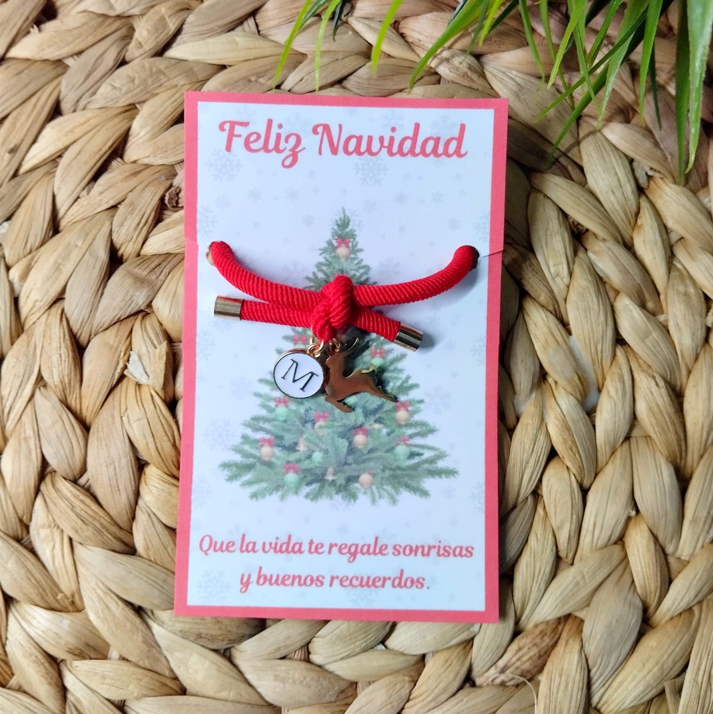 Pulsera navideña personalizada