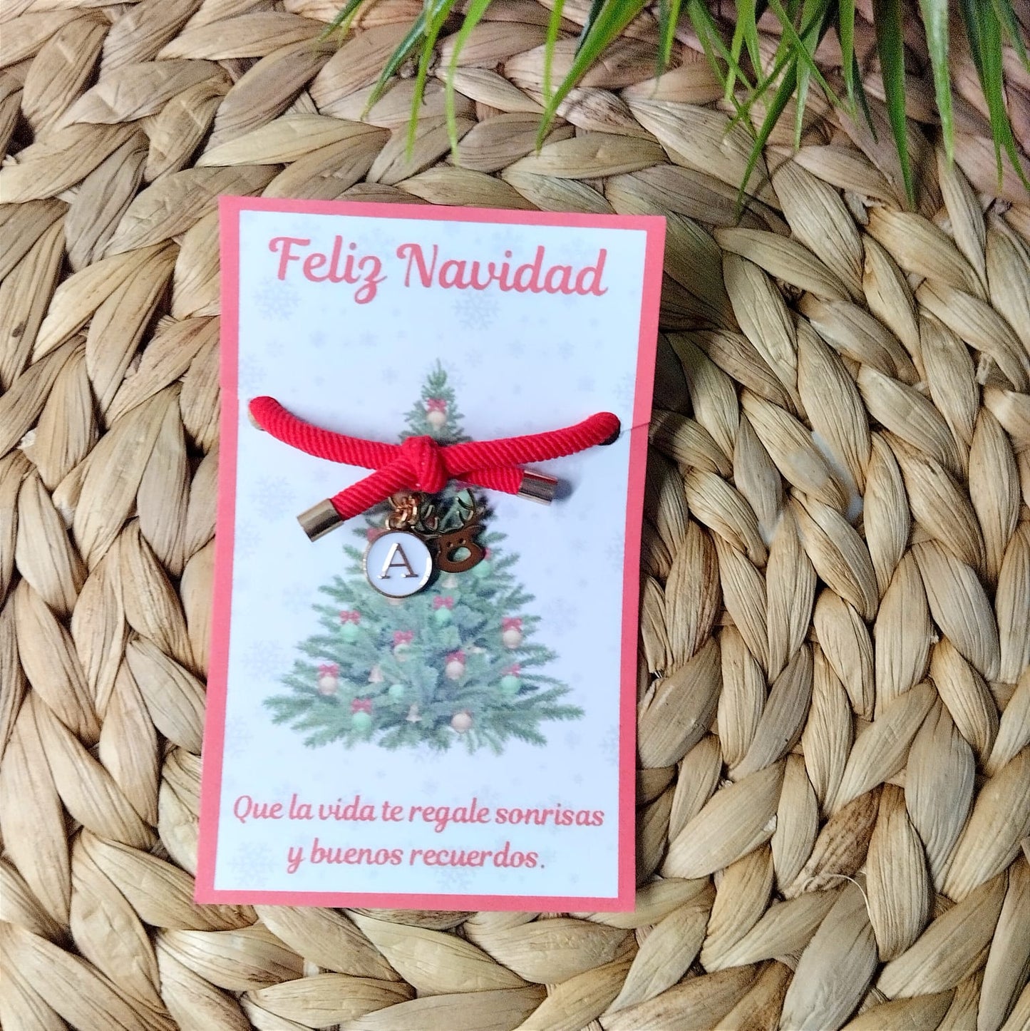 Pulsera navideña personalizada