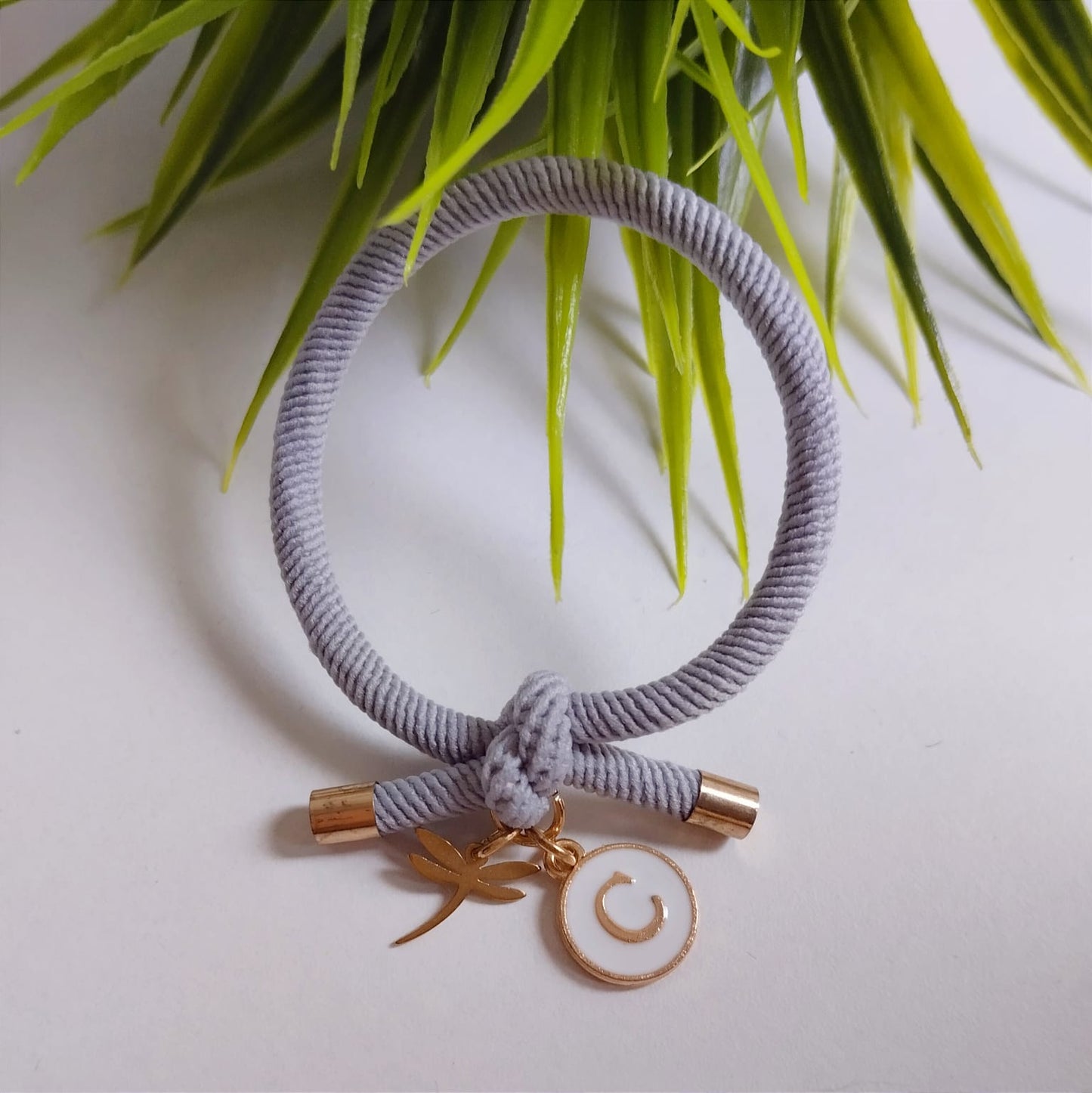 Pulsera elástica personalizada GRIS