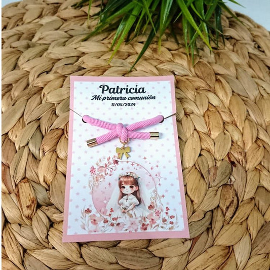 Pulsera comunión personalizada