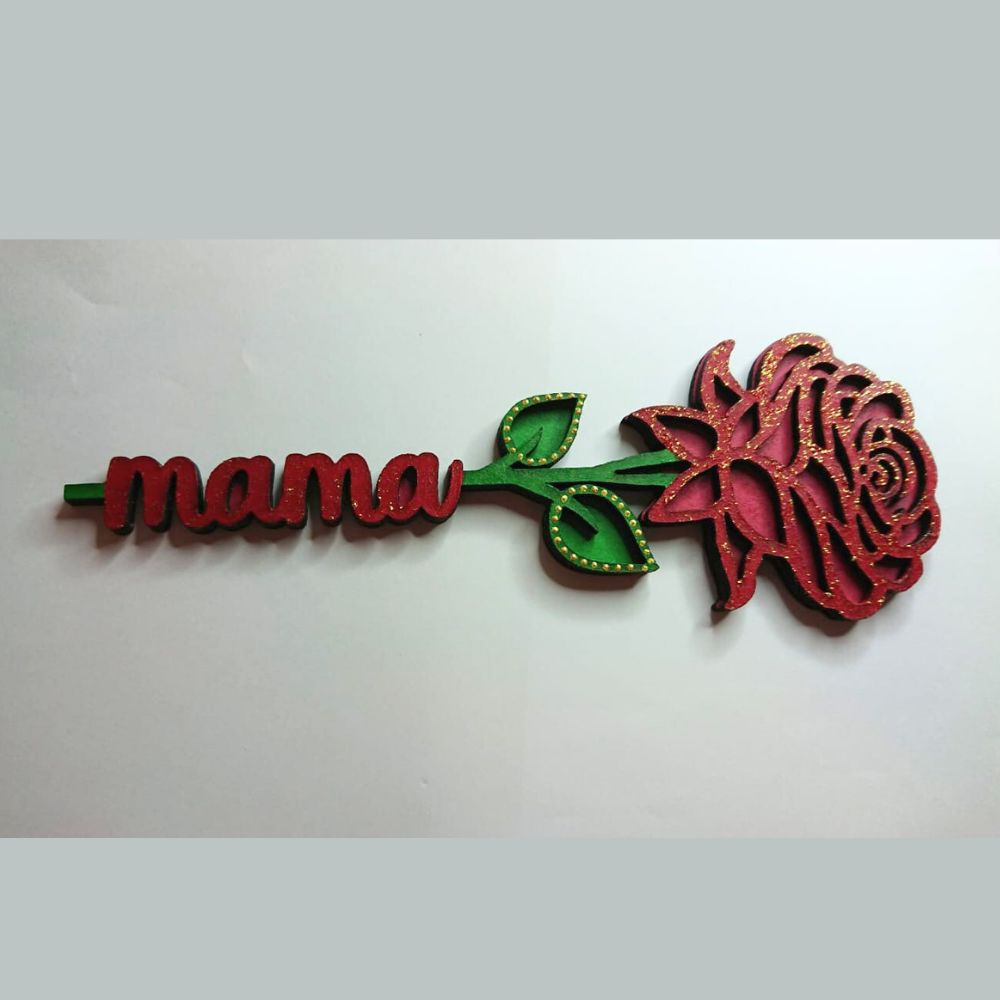 Rosa de madera personalizada