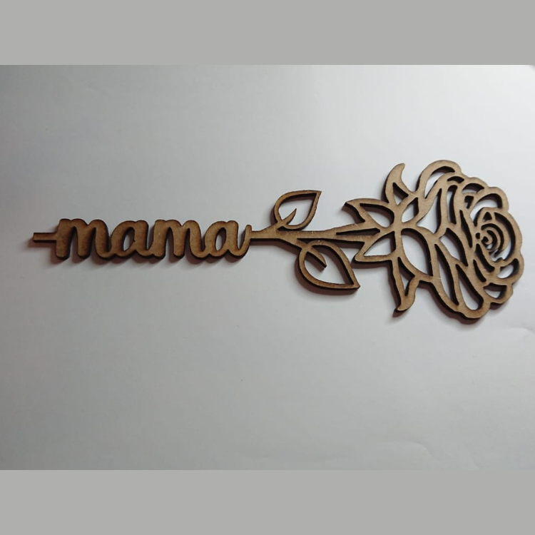 Rosa de madera personalizada