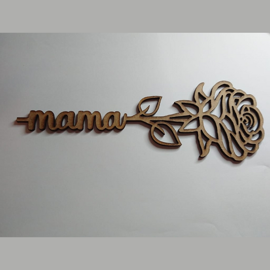 Rosa de madera personalizada