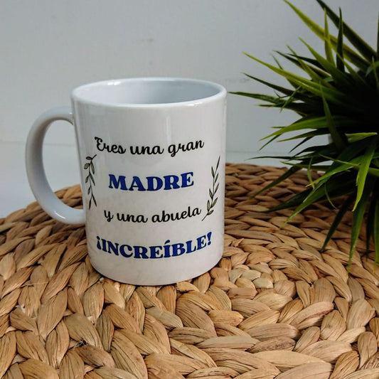 Taza personalizada madre y abuela
