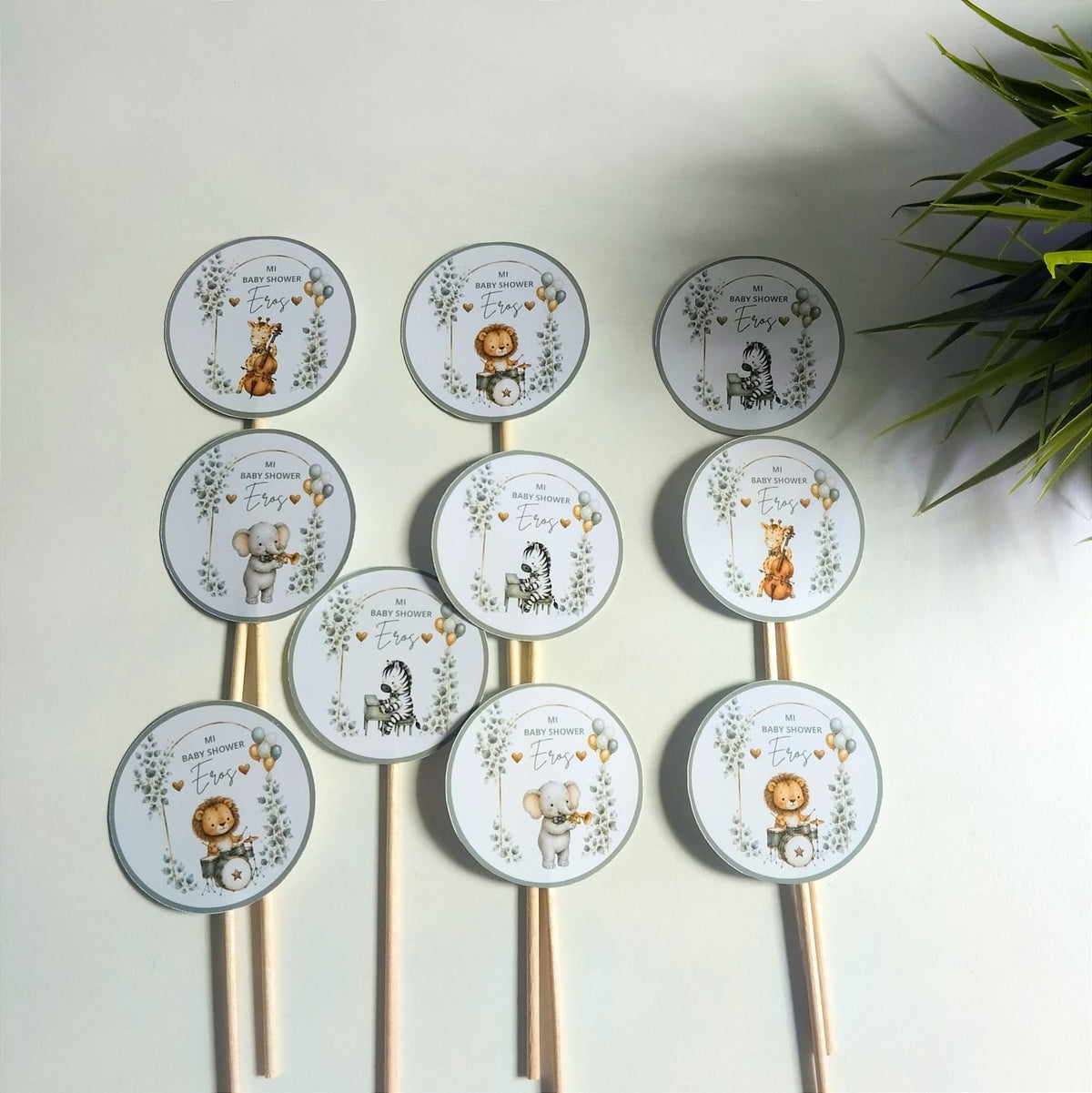 10 toppers magdalenas personalizados