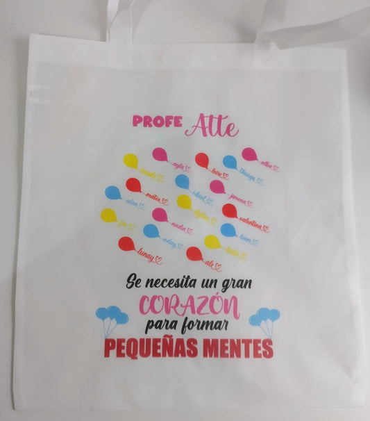 Tote bag profesora