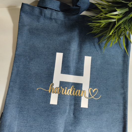 Tote bag vaquero personalizado